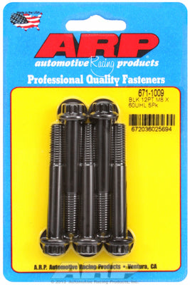 ARP M8 x 1.25 x 60 12pt Black Oxide Bolts