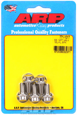 ARP M8 x 1.25 x 16 12pt Stainless Steel Bolts (Set of 5)