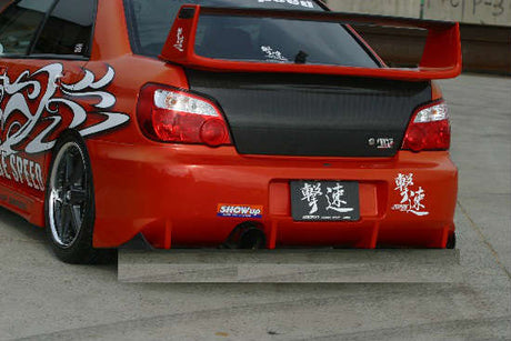 CS978RB2ND - Charge Speed 2002-2003 Subaru Impreza GD-B 4Dr. Round Eye Type-2 Rear Bumper Without Carbon Diffuser