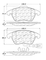 StopTech Performance 06-10 Audi A3 / 08-10 Audi TT / 06-09 VW GTI / 05-10 Jetta Front Brake Pads