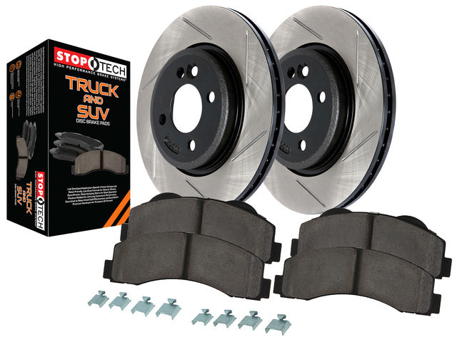 Front Brake Package Slotted Rotors, Brake Pads 970.47005