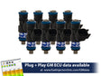 IS306-0540H | Fuel Injector Clinic Injector Set (High-Z) 540cc (60 lbs/hr at OE 58 PSI fuel pressure) for 6.2 Truck Motors (09-13)