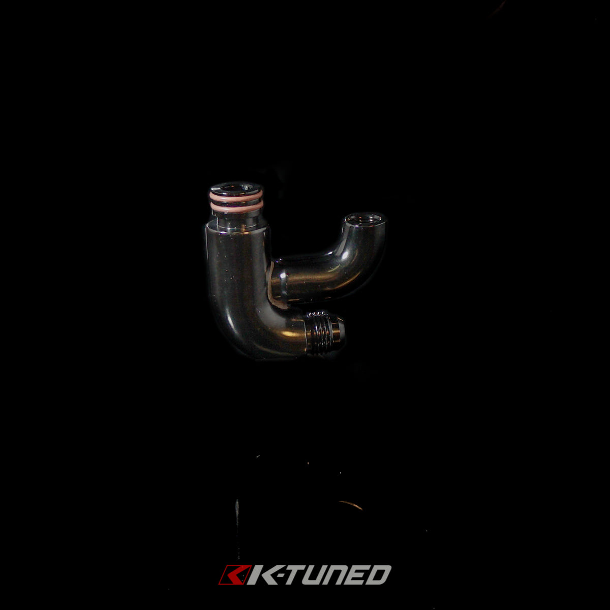 K-Tuned Center Mount Fuel Pressure Gauge Fitting - Note: For K-Tuned rails only