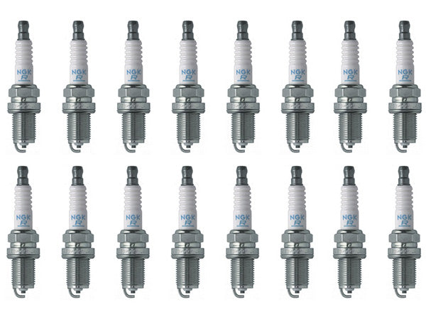 NGK V-Power Spark Plugs (16 plugs) for 1998-2000 C43 AMG 4.3 Two Steps Colder