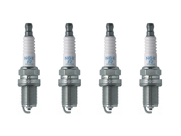 NGK V-Power Spark Plugs (4 Plugs) for 1991 Protege 4WD, DX and GT 1.8 Two Steps Colder