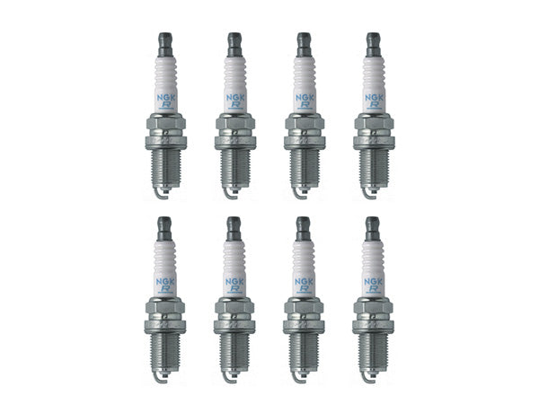 NGK V-Power Spark Plugs (8) for 2008-2010 H3 5.3 | 1 Step Colder