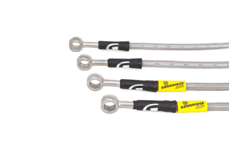 Goodridge 08-14 Subaru Impreza STi w/ Brembo Calipers Stainless Steel Brake Lines Kit | 24219