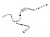 Borla S-Type Catback Exhaust w/Stainless Brushed Tips 18-21 Golf GTI 2.0 Turbo