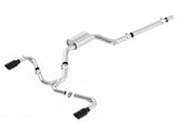 Borla S-Type Catback Exhaust w/Black Chrome Tips for 15-17 GTI 2.0 Turbo AT/MT