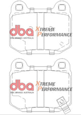 DBA 03-06 EVO / 04-09 STi / 03-07 350Z Track Edition/G35 w/ Brembo XP650 Rear Brake Pads