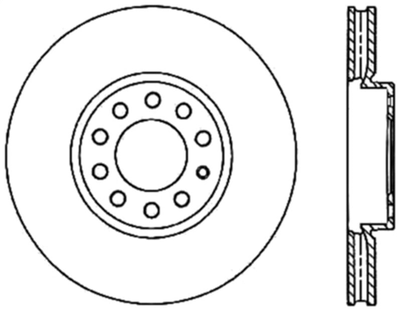 StopTech Slotted & Drilled Sport Brake Rotor