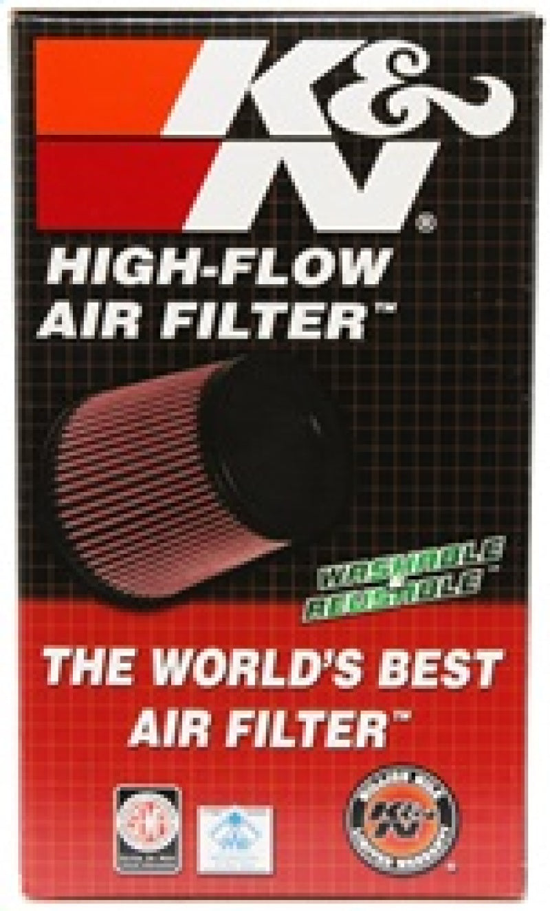 K&N Universal Rubber Filter 3 1/2inch ID FLG / 6inch Base / 4-5/8inch Top / 9inch Height
