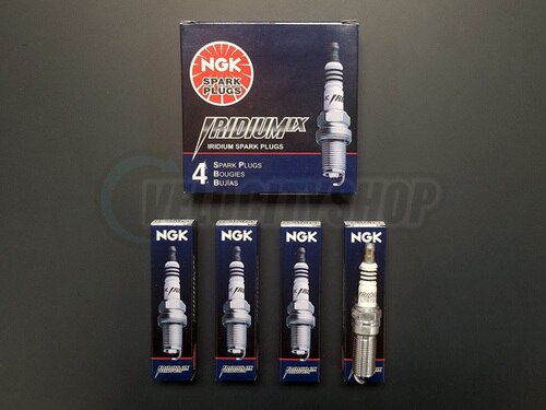 NGK Iridium IX Spark Plugs (4) for 2012 Corolla 2.4 | 2 Steps Colder (Manufacture Date From June 2012) for