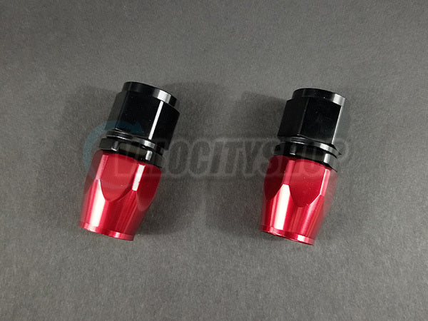 Russell -10 AN Straight Hose End Fittings With Red Socket 2 Pcs