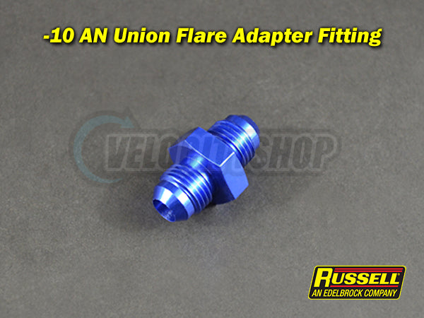 Russell -10 AN Union Adapter Fitting Blue