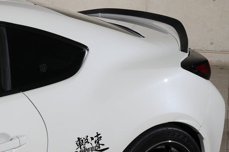 CS992RWCT - Charge Speed 2022-2026 Subaru BR-Z ZD8 & Toyota GR86 All Models TWILL WEAVE Carbon Rear Lip Spoiler